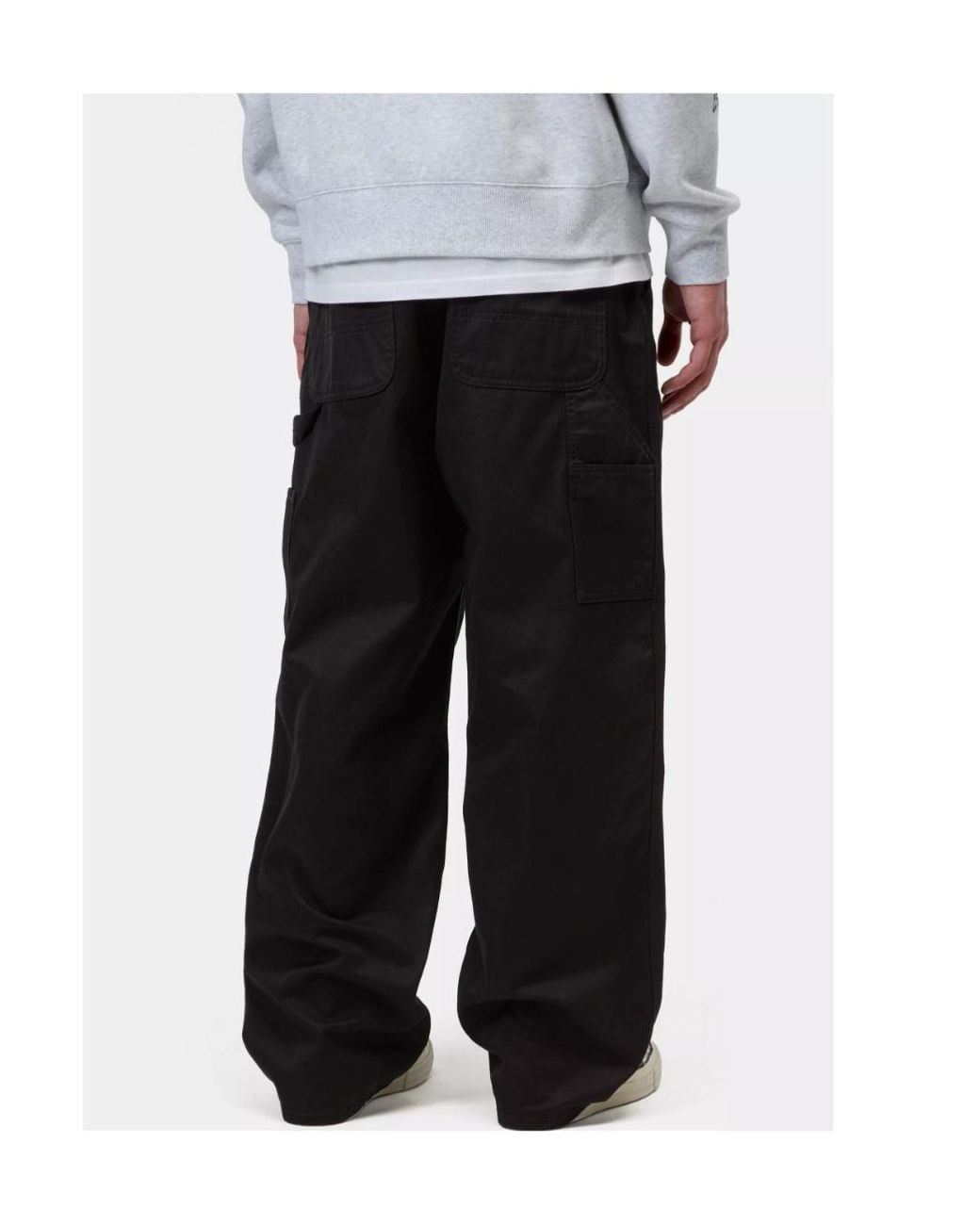 Carhartt Black Wide-Leg Tailored Trousers for men