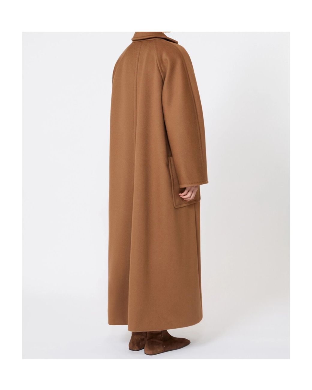 Max Mara Brown Long Cashmere Coat