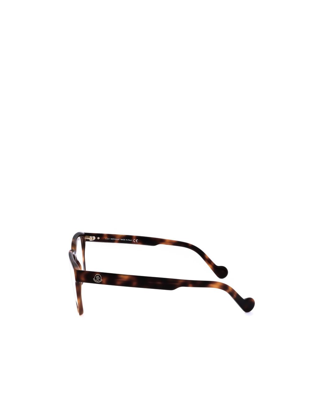Moncler White Eyewear Rectangular Frame Glasses for men