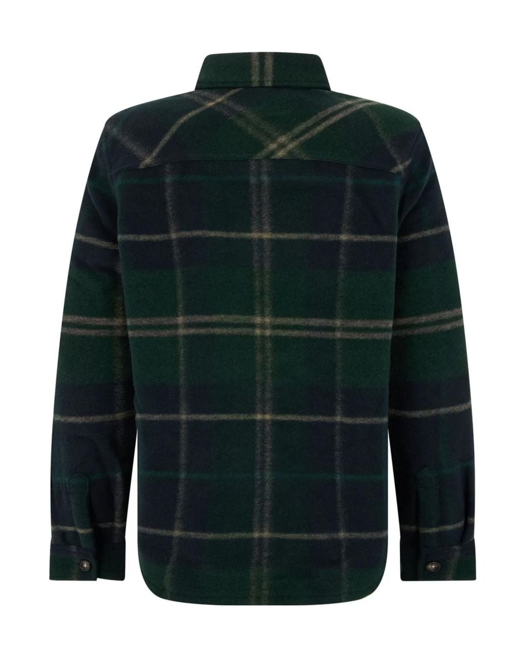 Barbour Blue Woodlane Tartan Check Shirt Jacket for men