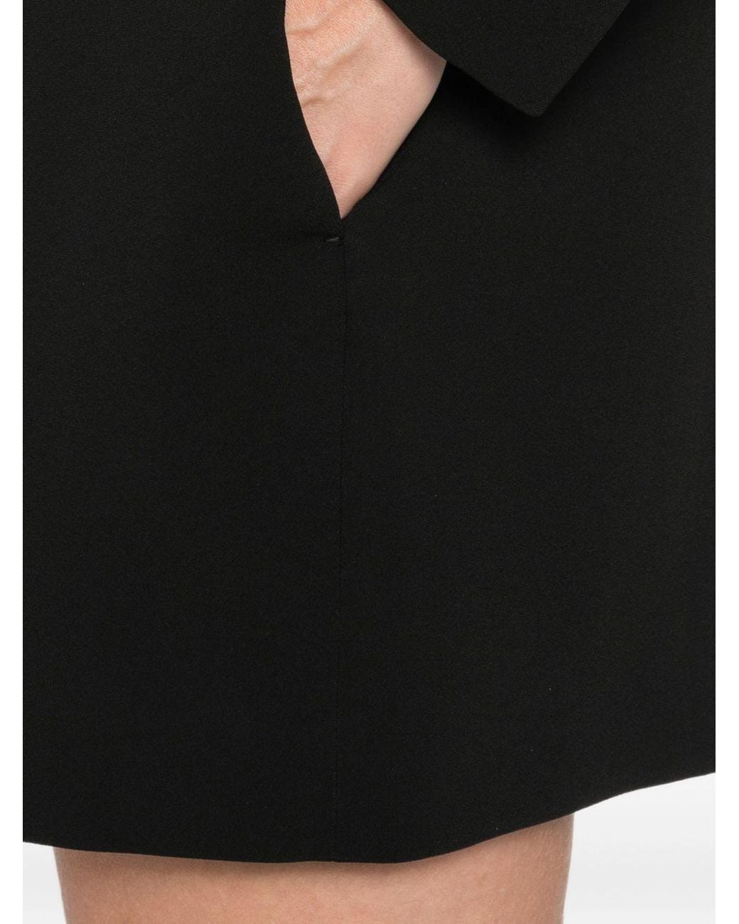 Max Mara Blue Embassy High Neck Long-Sleeved Dress