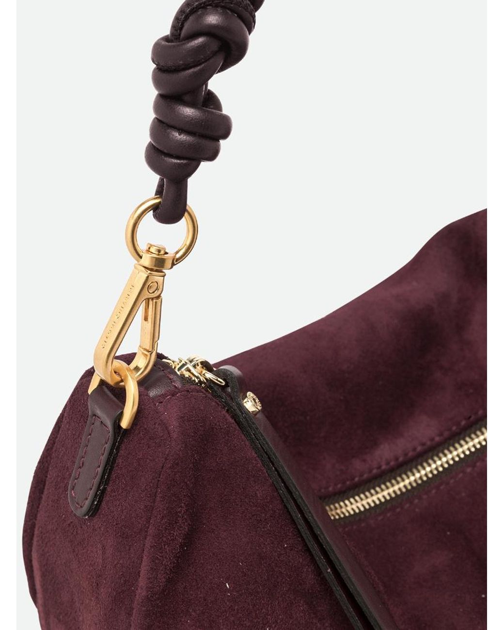 Gianni Chiarini Purple Cleo Shoulder Bag