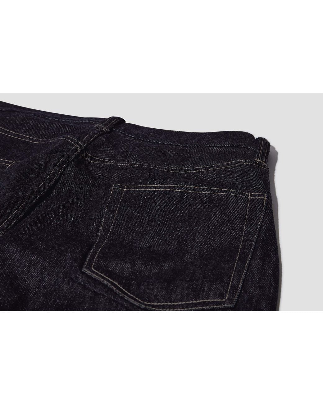 A.PRESSE Blue Washed Wide-Leg Jeans for men