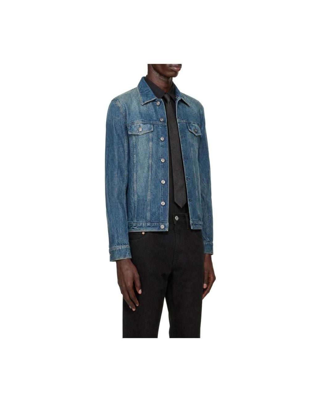 Our Legacy Blue Shackle Denim Jacket for men