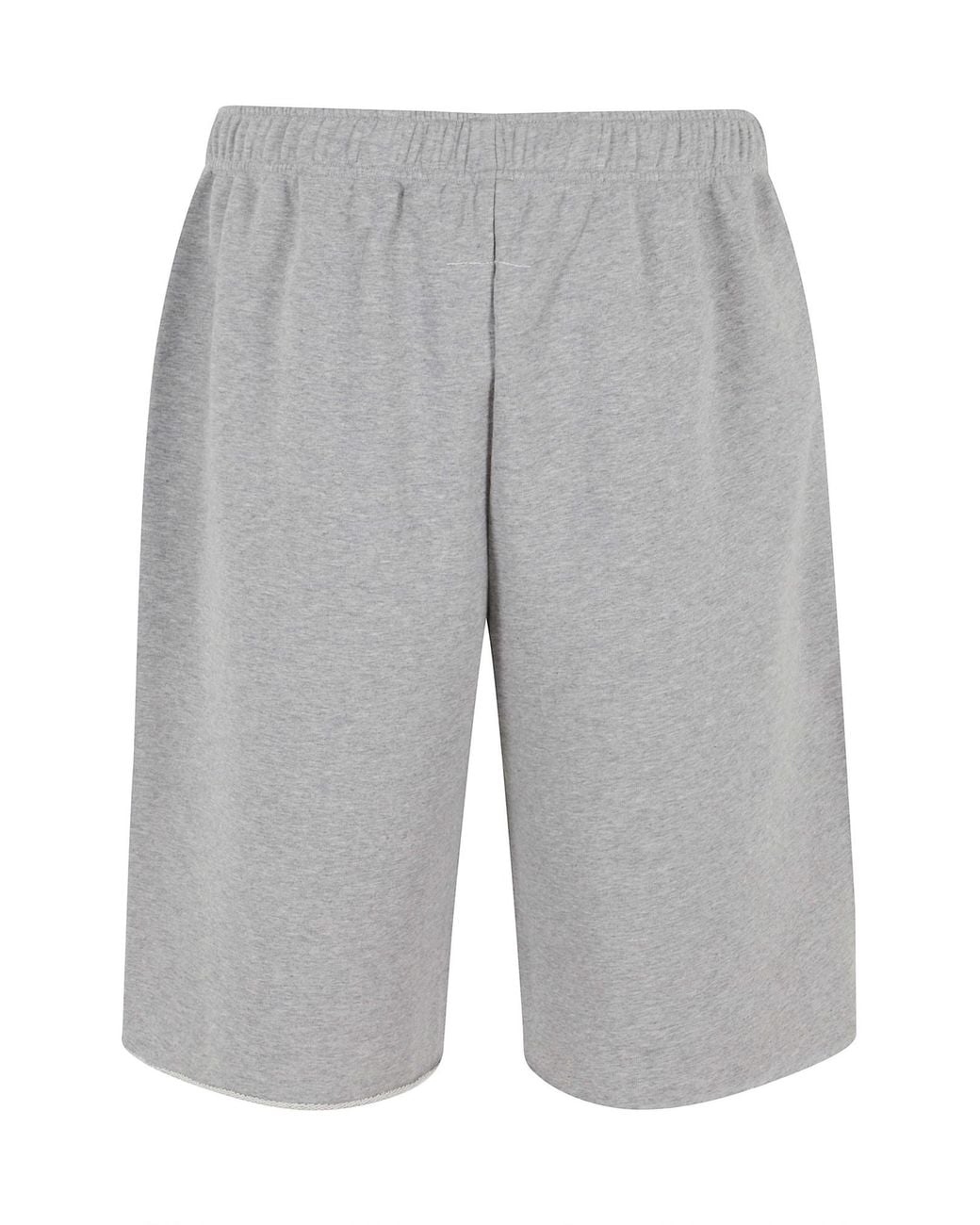 MM6 by Maison Margiela Gray Patch Drawstring Shorts for men