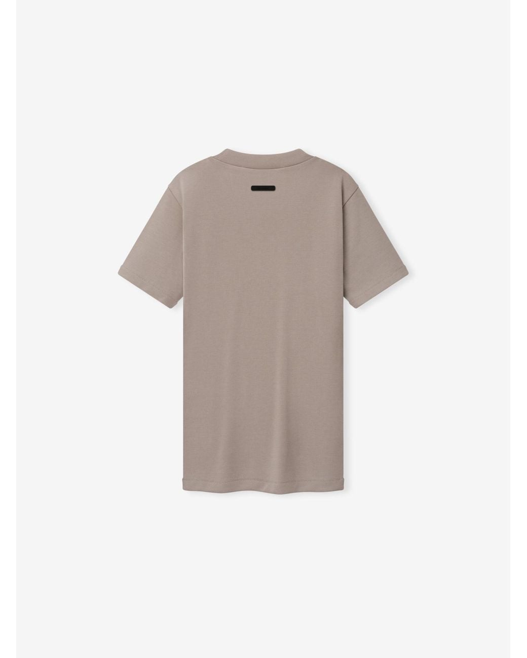 Fear Of God Gray Soft Rib Fitted T-Shirt