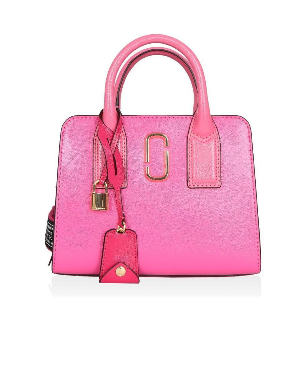 Marc Jacobs Pink Snapshot Logo Handbag