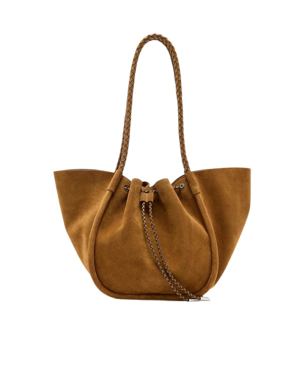 Proenza Schouler Brown Large Ruched Tote