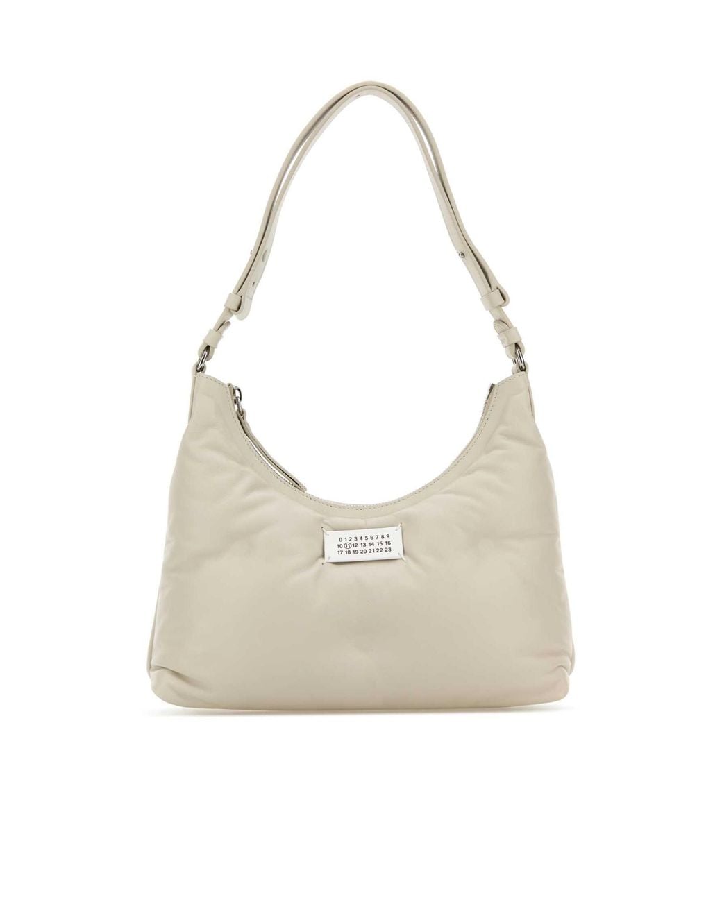 Maison Margiela White Glam Slam Hobo Small Shoulder Bag