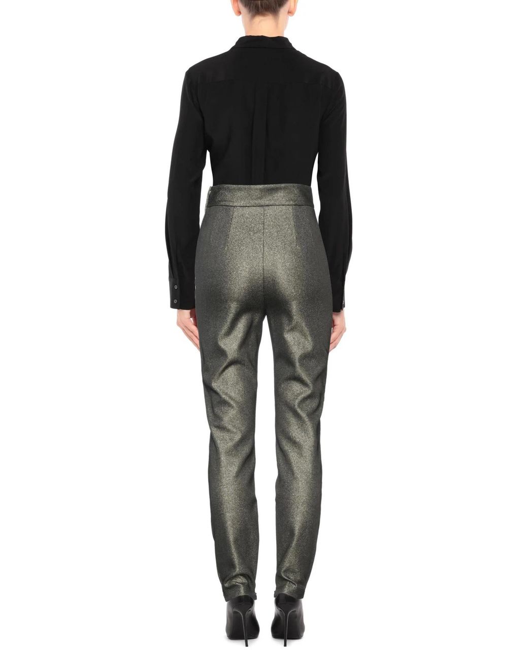 Dolce & Gabbana Gray Straight-Leg Trousers