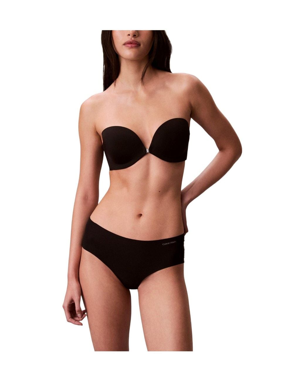 Calvin Klein Black Strapless Bra