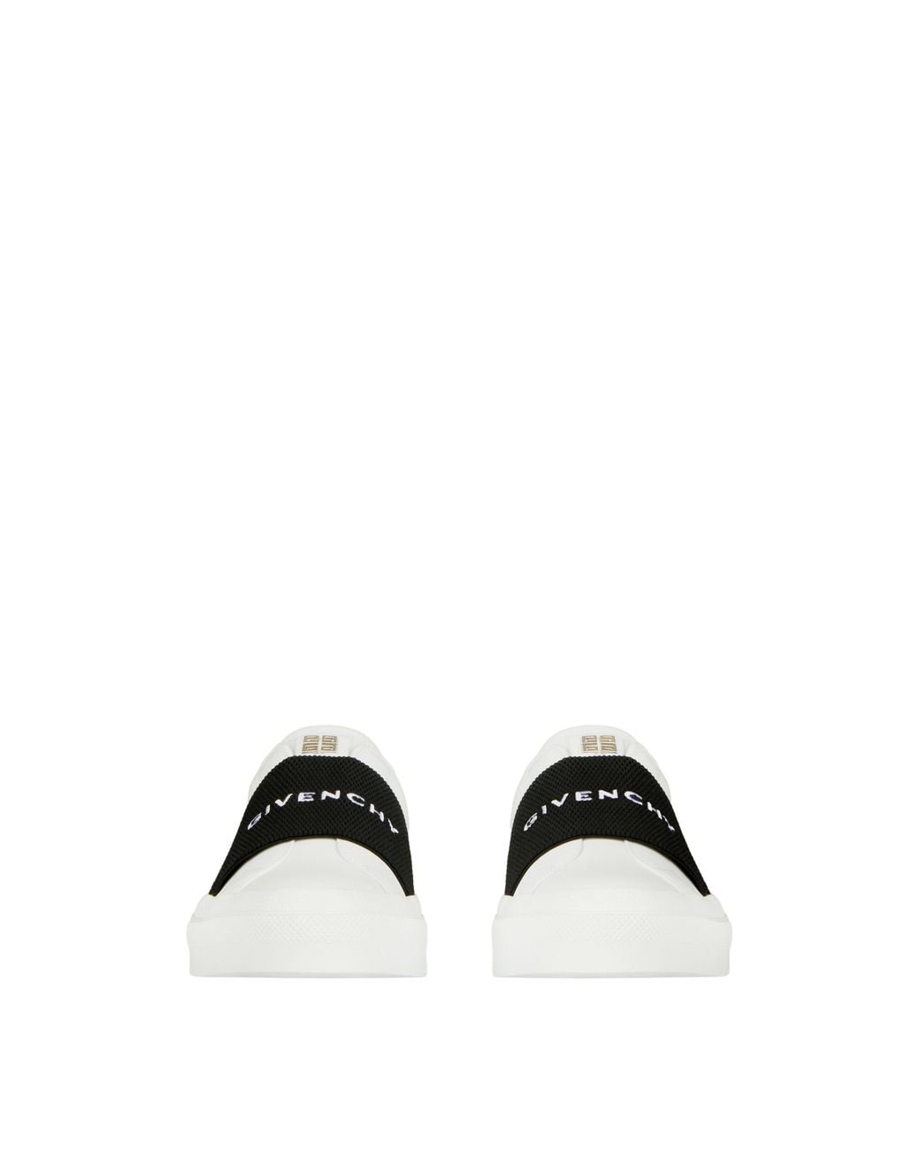 Givenchy White City Sport Logo Embroidered Sneakers for men