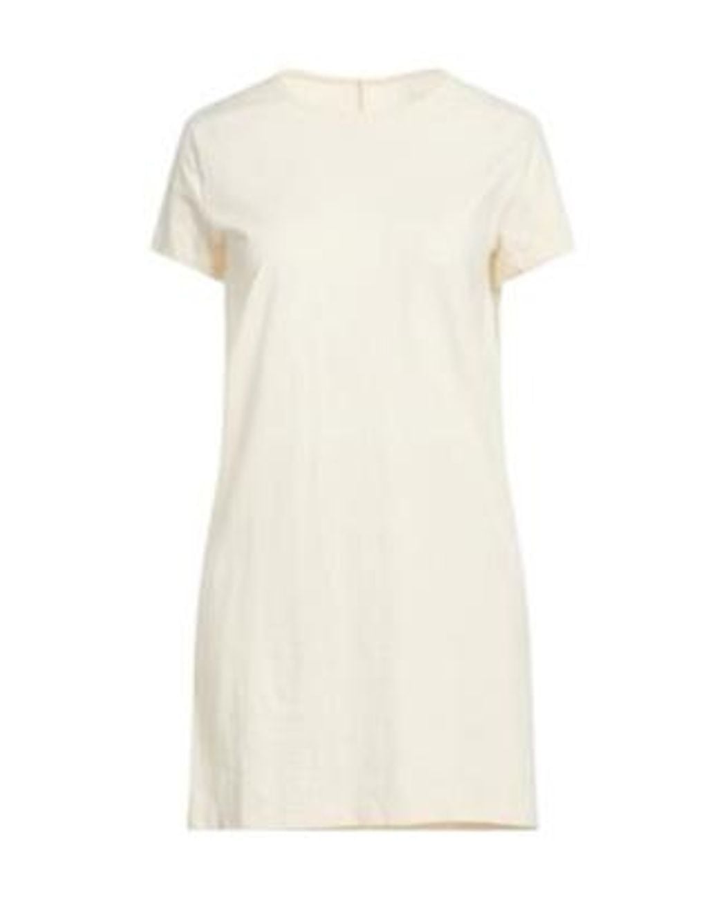 Rick Owens White Basic Solid-Color Dress