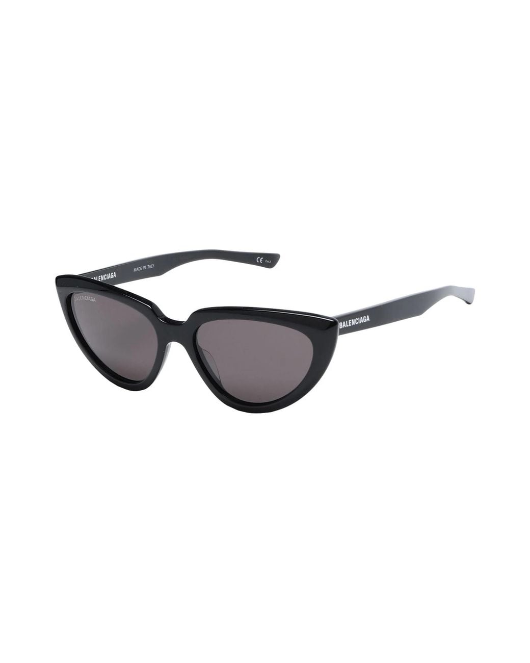 Balenciaga White Cat-Eye Sunglasses