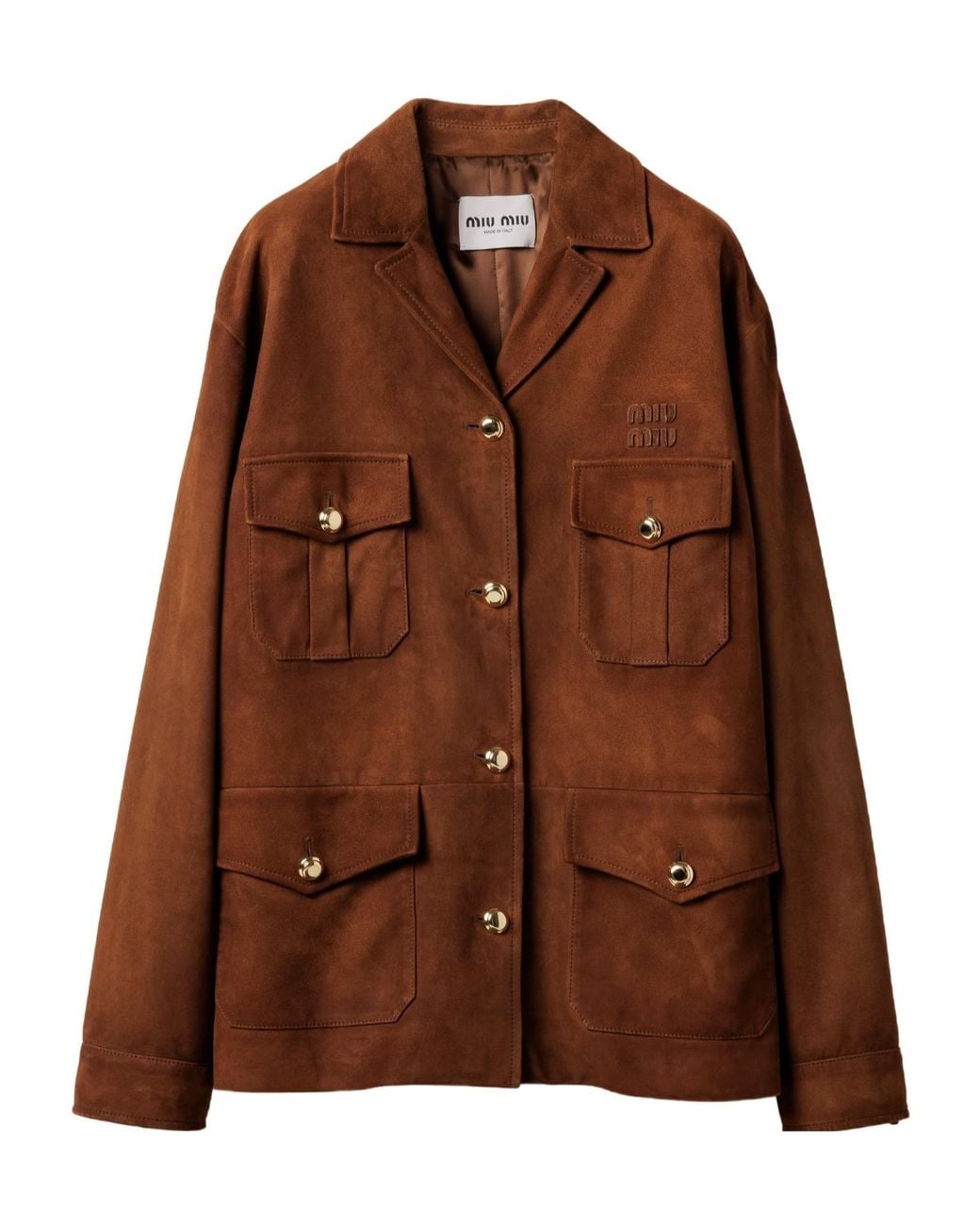 Miu Miu Brown Suede Jacket