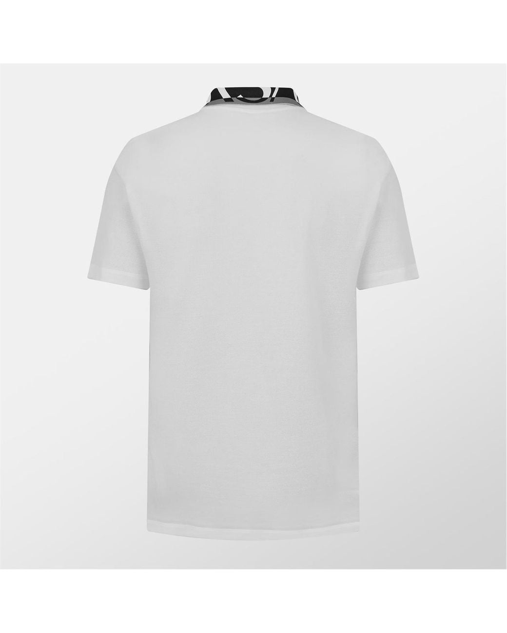 Versace White Short-Sleeved Polo Shirt for men