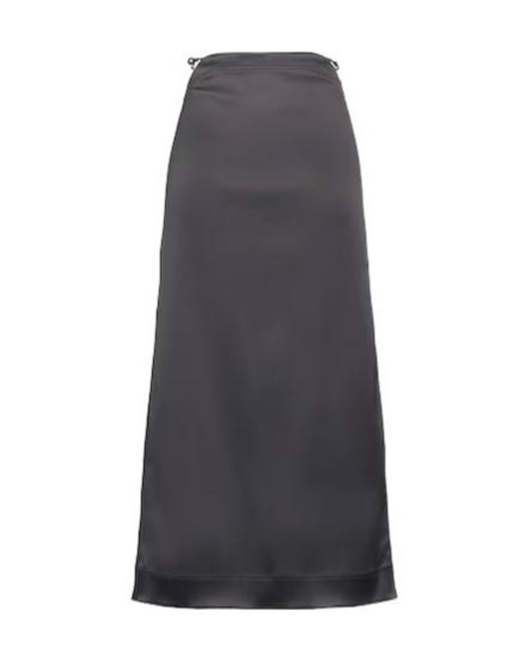 Ganni Gray Flared Skirt