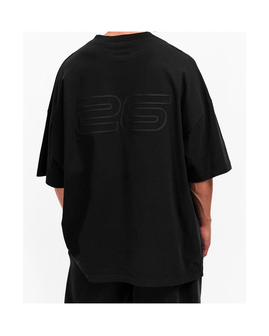 Fear Of God Black Logo T-Shirt for men
