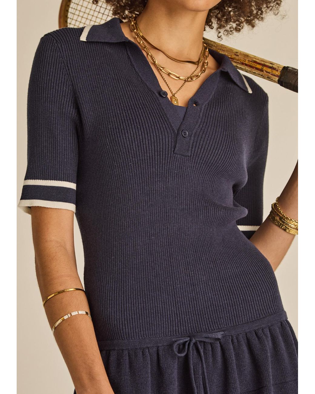 The Upside Blue Plume Mini Dress