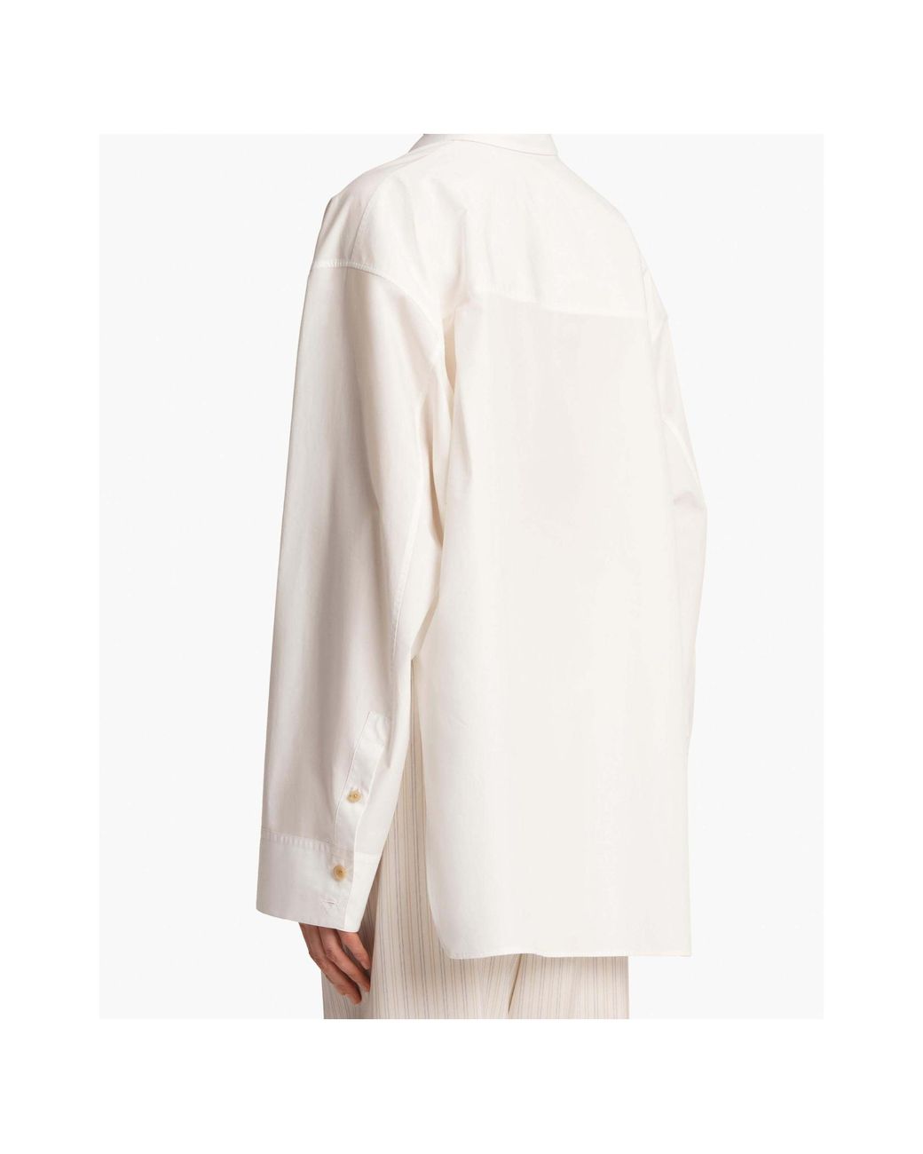 Khaite White Herschel Buttoned Shirt