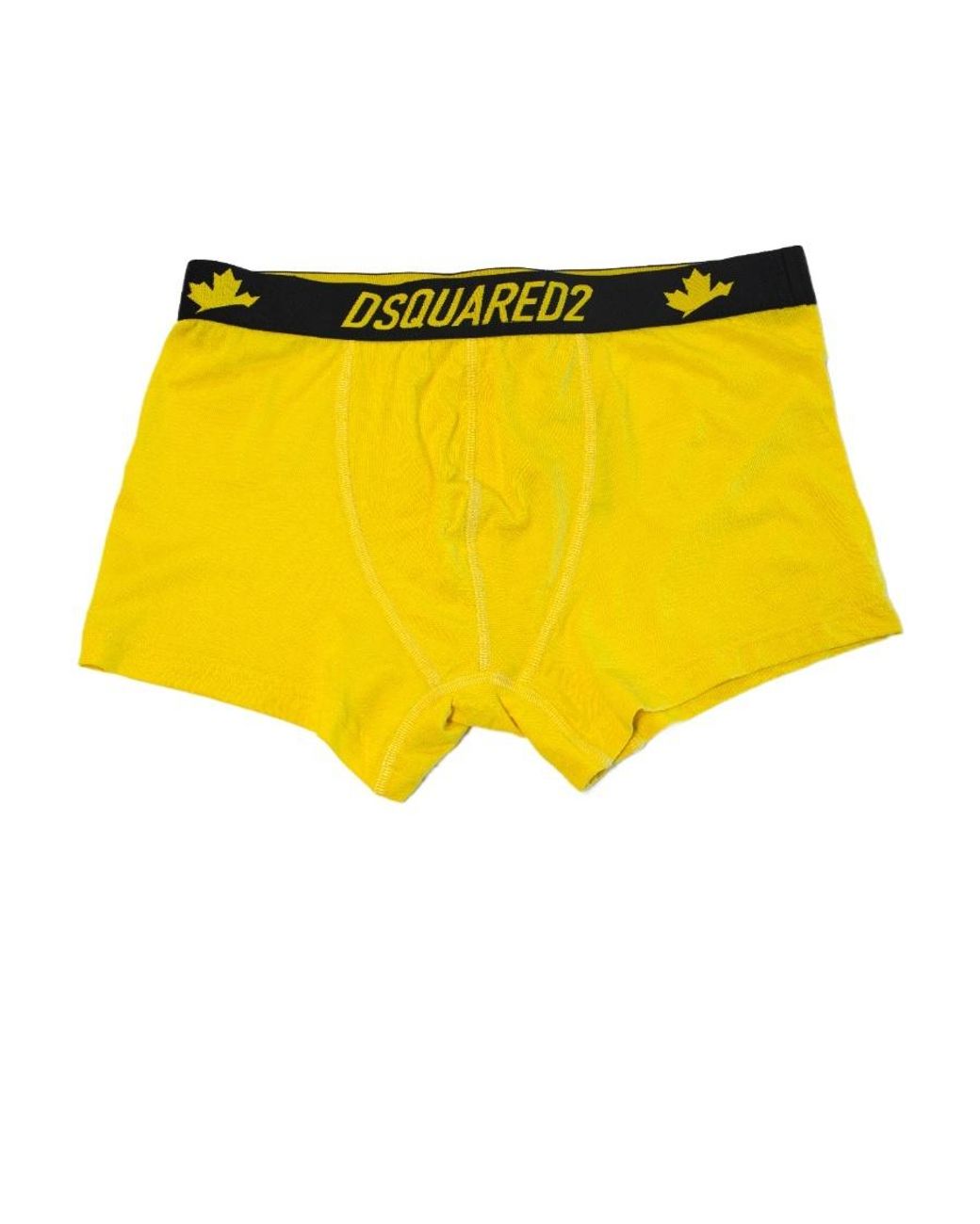 DSquared² Yellow Logo Underwear for men