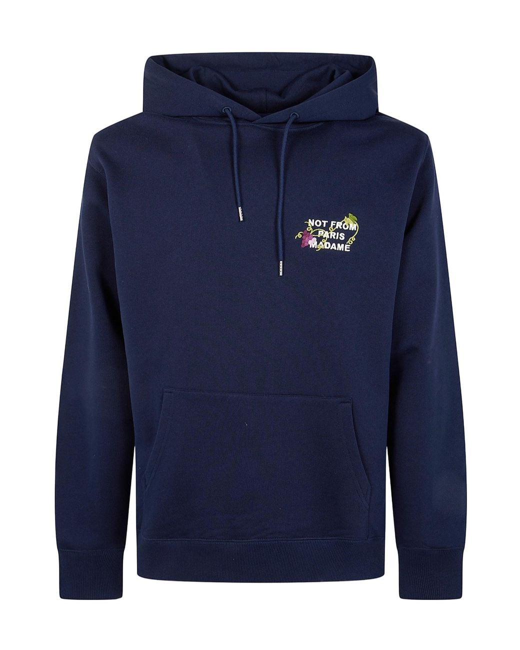 Drole de Monsieur Blue Drôle De Monsieur Drawstring Hoodie for men