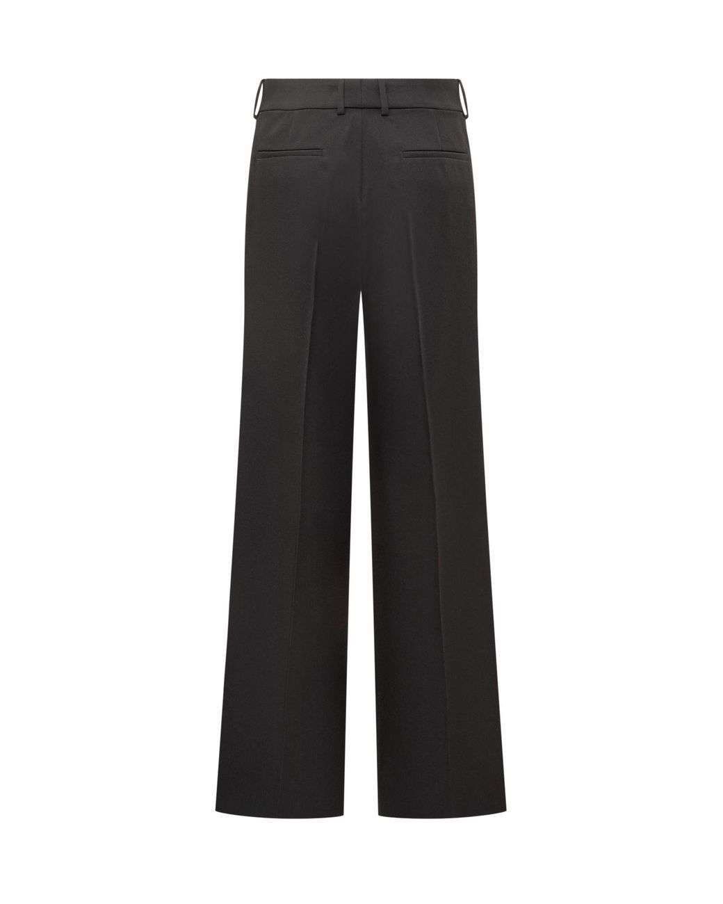 Off-White c/o Virgil Abloh Black Pleat Detailed Straight Leg Pants