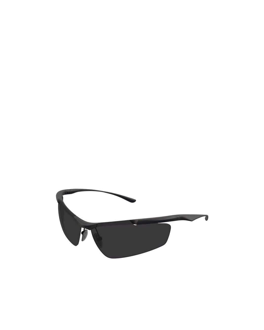 Balenciaga Black Eyewear Geometric Frame Sunglasses
