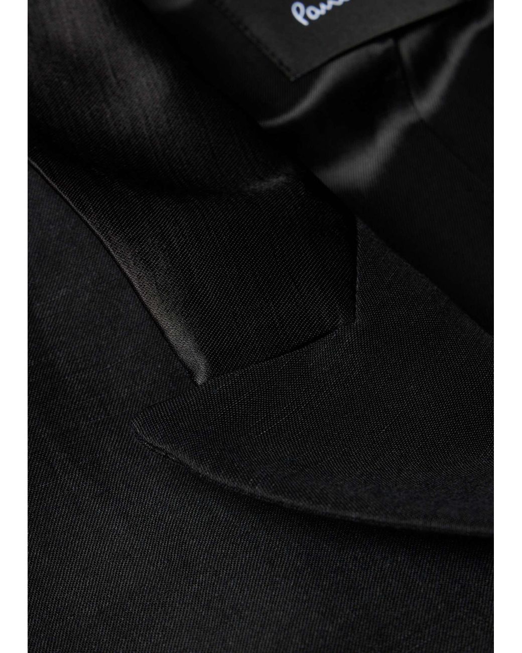 Paul Smith Black Ps Closed Lapels Vest