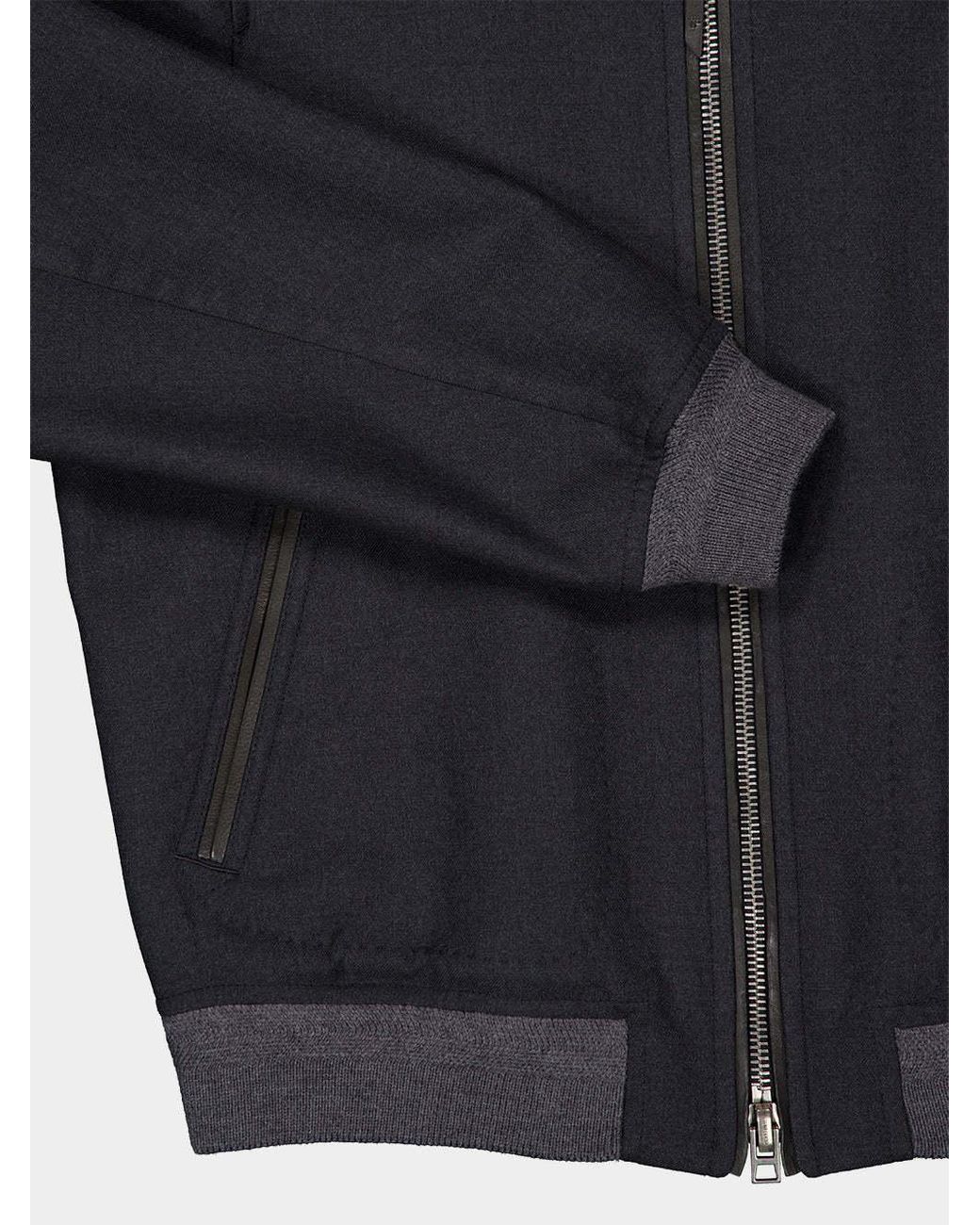 Tom Ford Blue Zip-Up Bomber Jacket for men