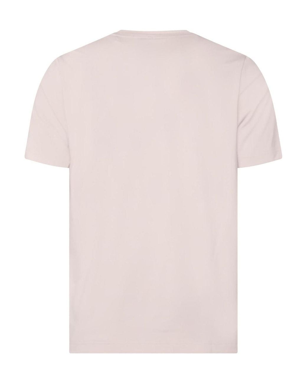 Boss Pink Solid Color T-Shirt for men