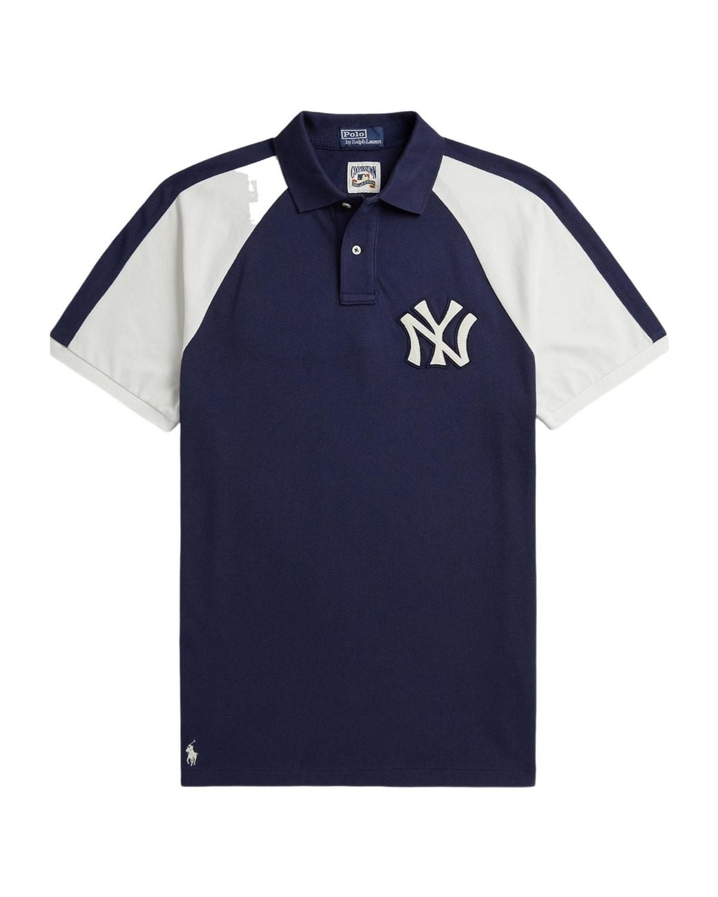 Polo Ralph Lauren Blue Mlb Raglan Polo Shirt for men