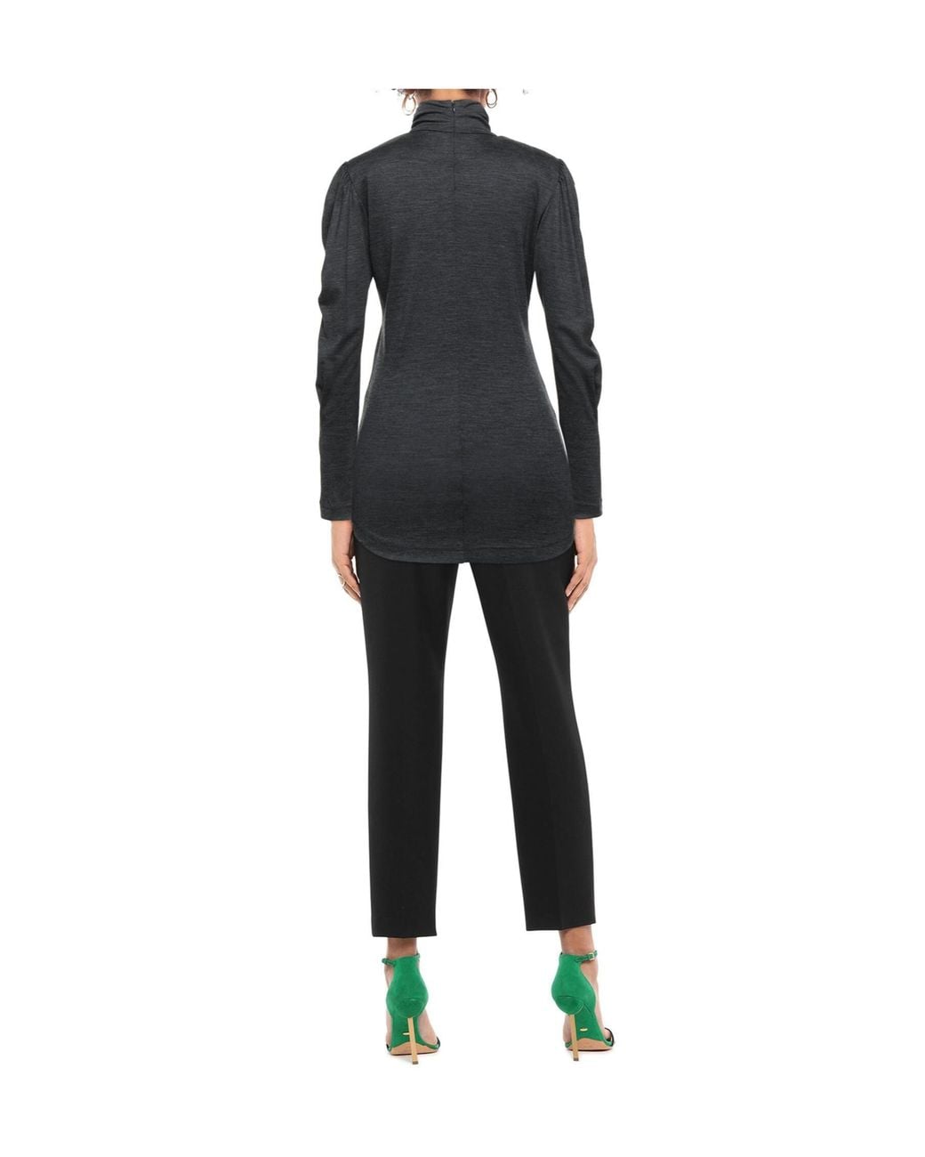 Isabel Marant Black High-Neck Long-Sleeved Knitwear