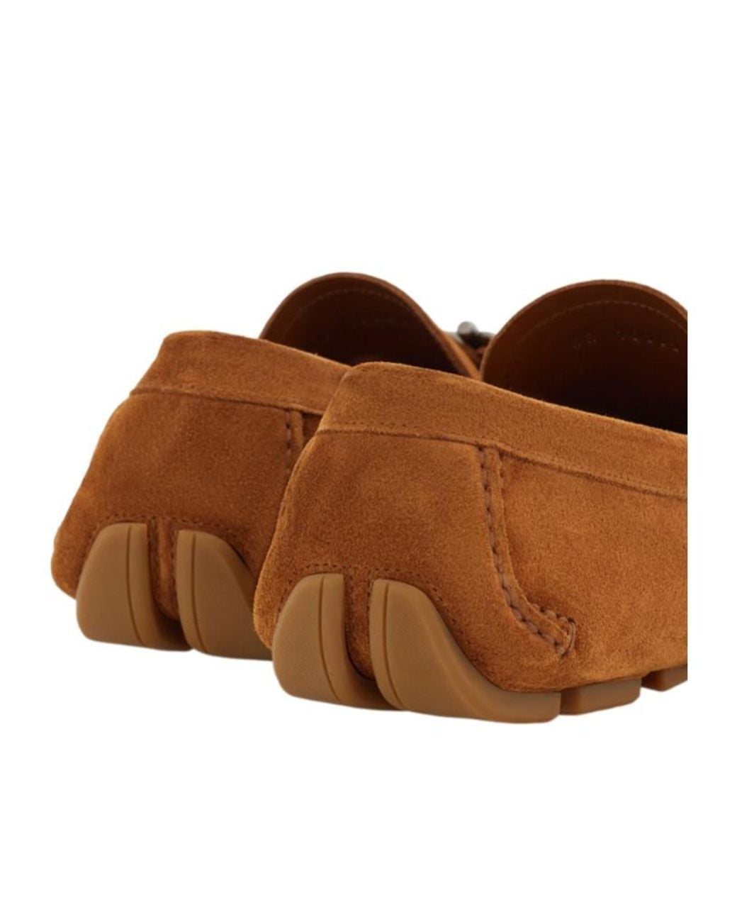 Ferragamo Brown Gancini Driver Ornament for men