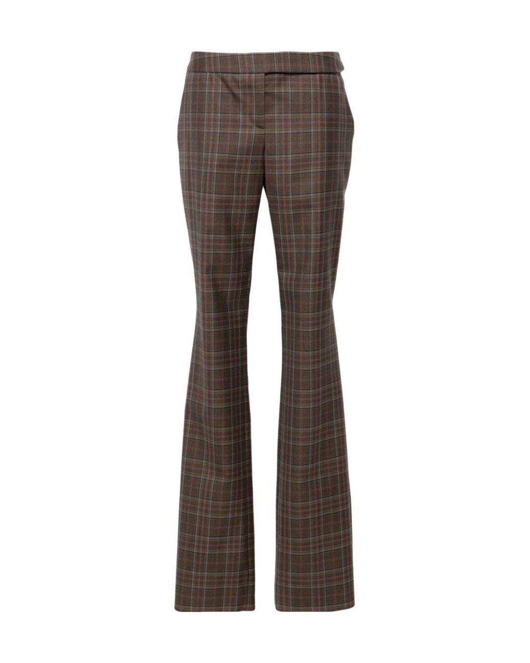 Stella McCartney Gray Checked Trousers