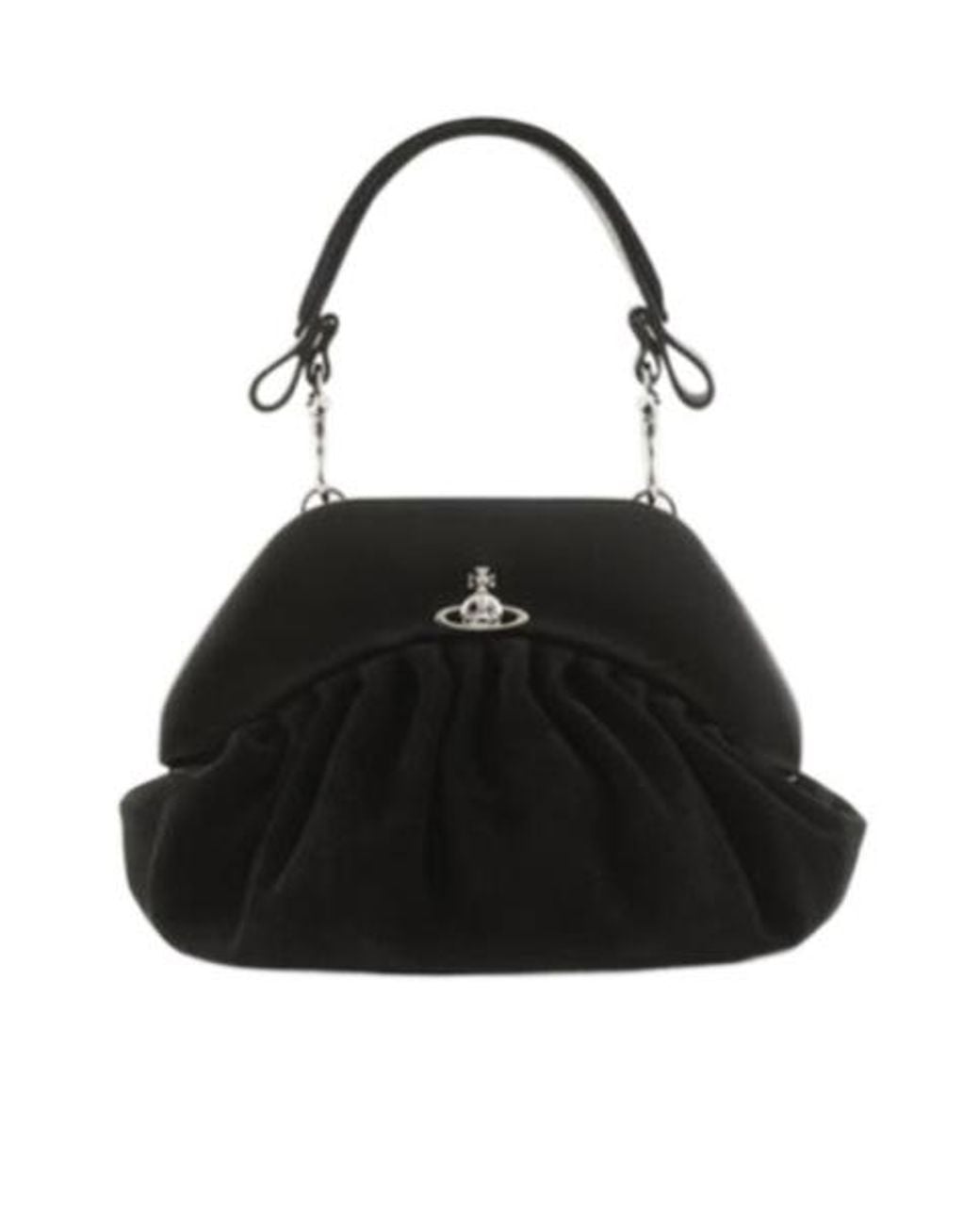 Vivienne Westwood Black Brooke Clutch