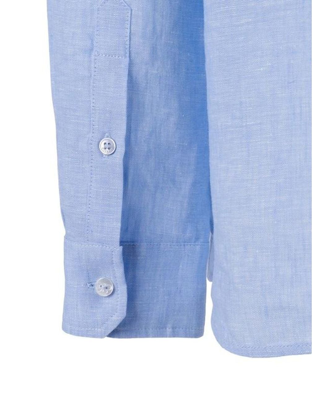 Weekend by Maxmara Blue Classic Straight Fit Shirt