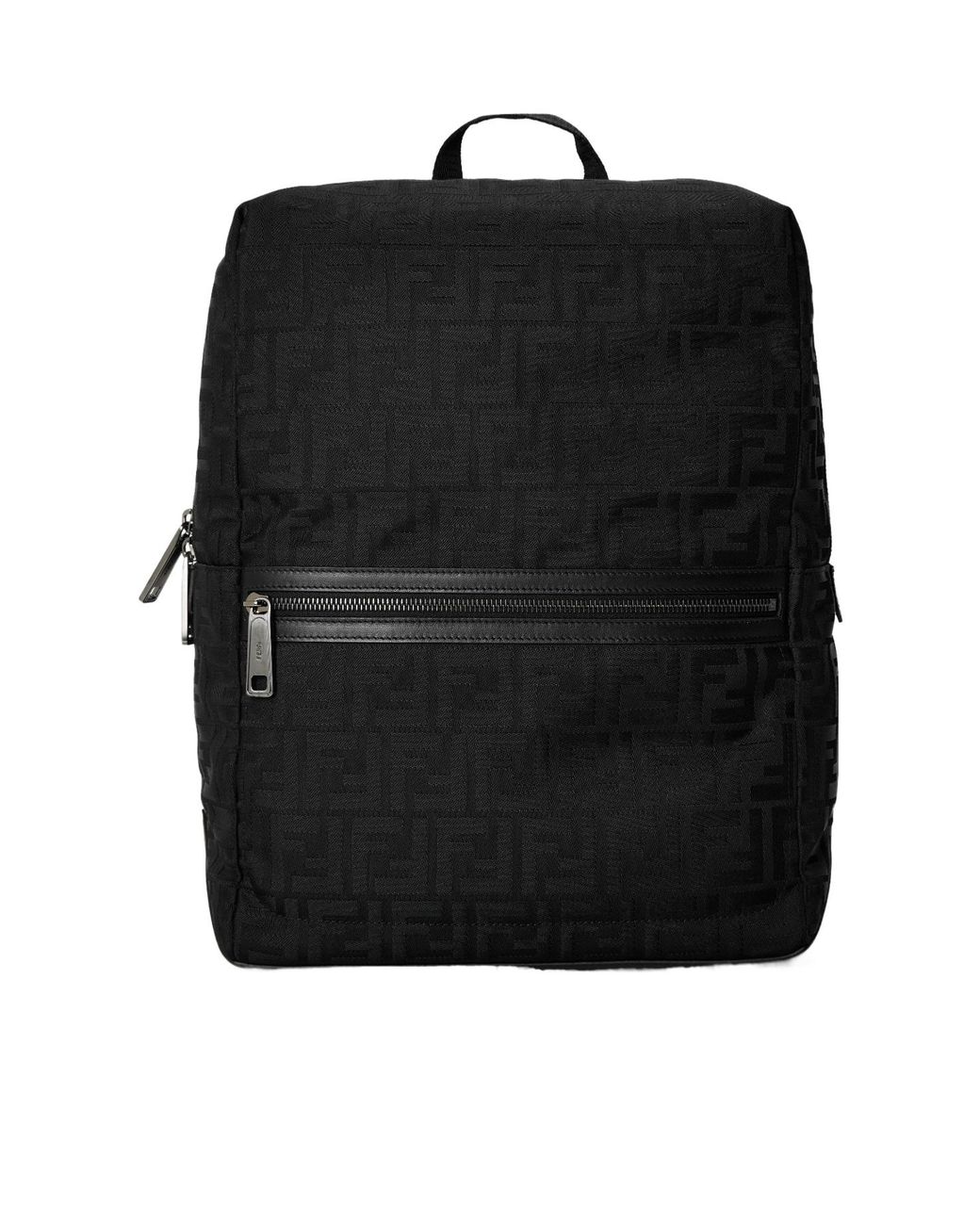 Fendi Black Simple And Durable Backpack for men