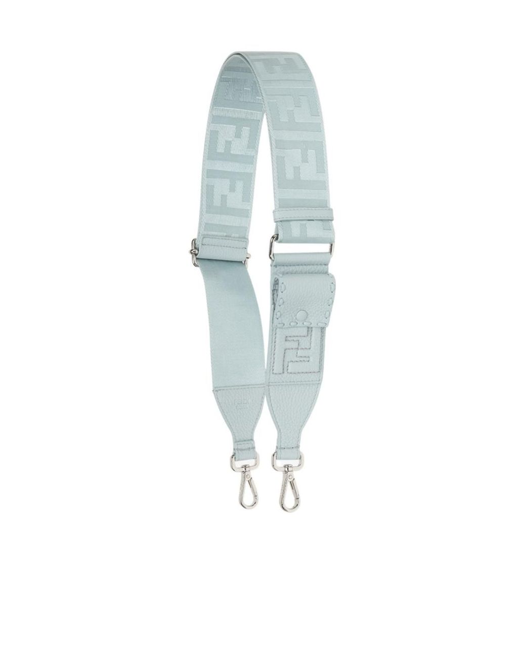 Fendi Blue Strap You Ff Jacquard Bag Strap