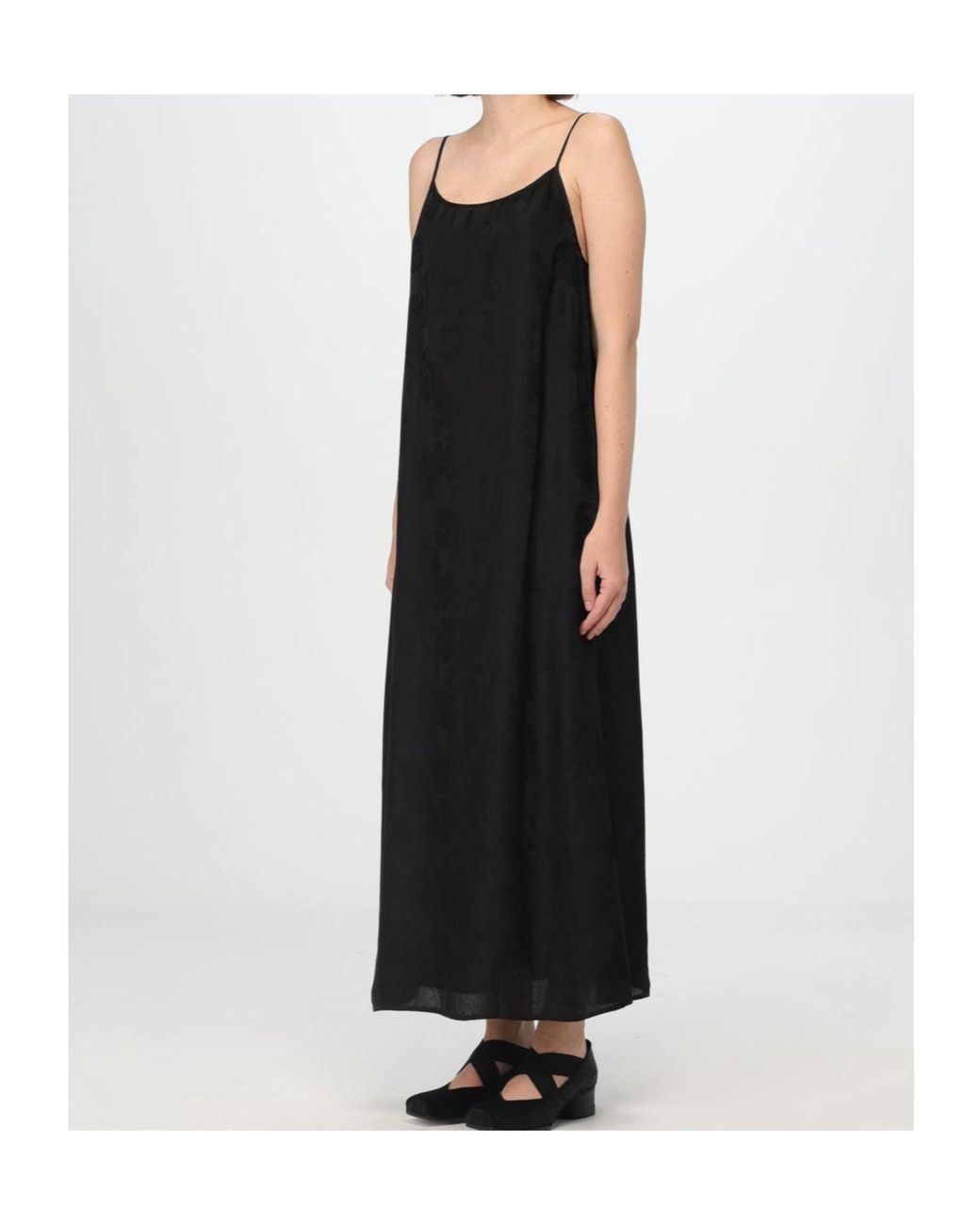 Uma Wang Black Suspender Dress