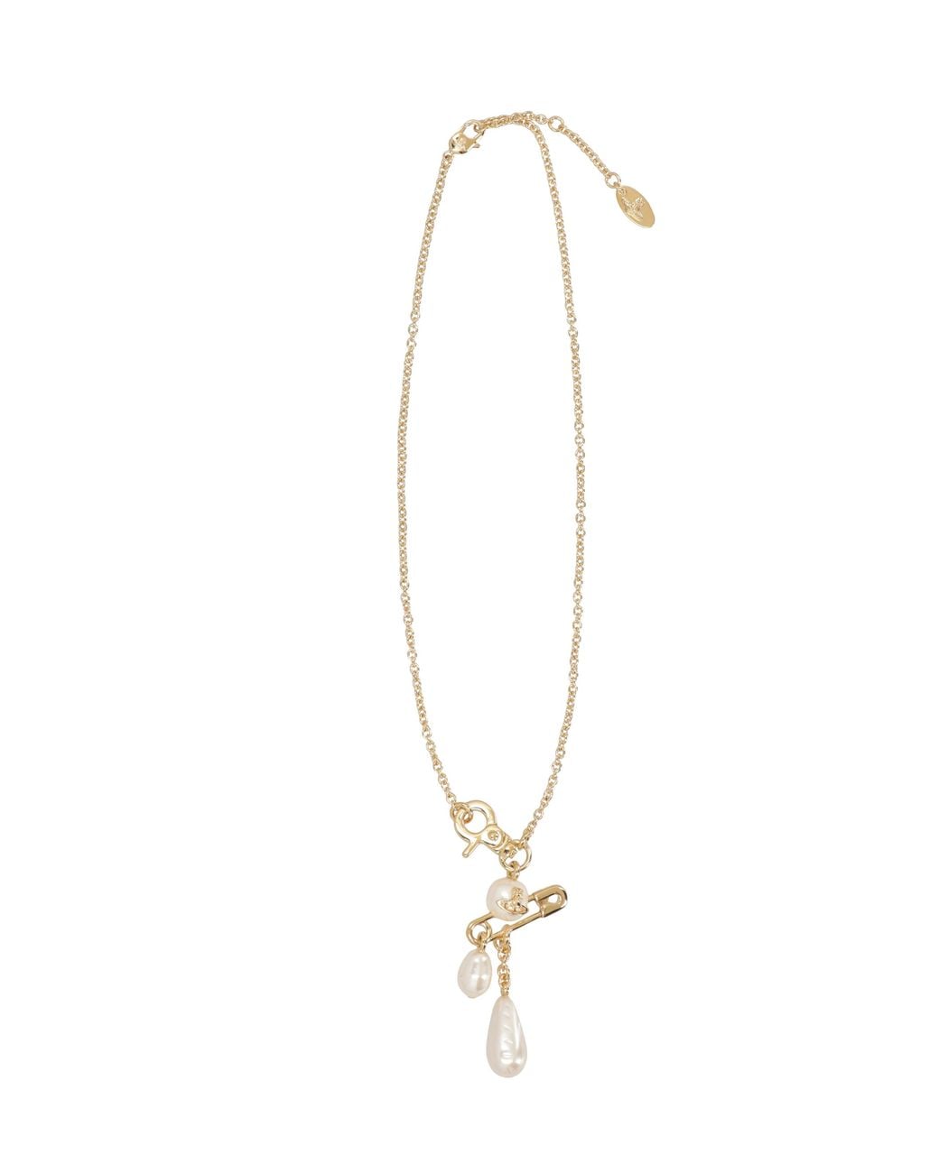 Vivienne Westwood White Pendant Necklace
