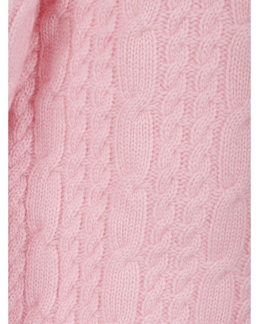 Dior Pink Cable-Knit Sweater for men