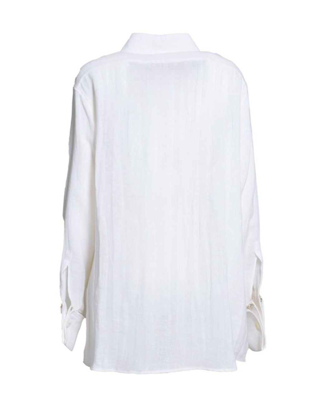 N°21 White Semi Sheer Embellished Tunic