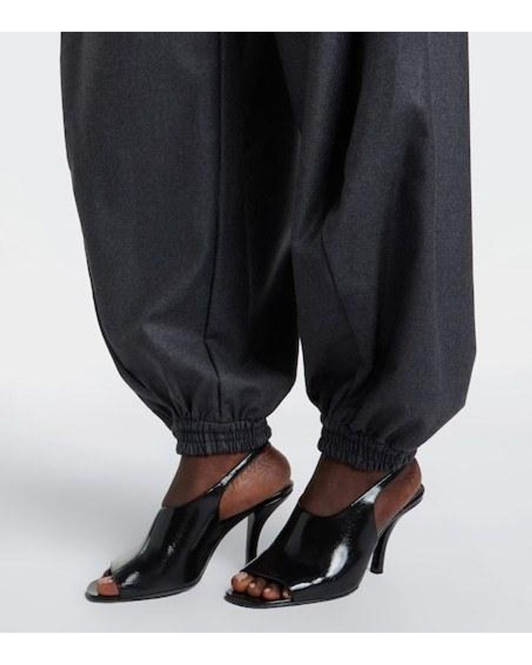 Rohe Black Virgin Wool Balloon Pants