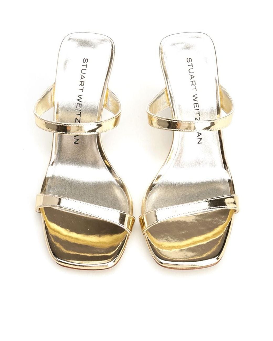 Stuart Weitzman White Wedge Sandals