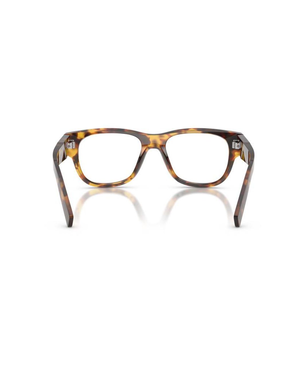 Prada White Eyewear Square Frame Glasses