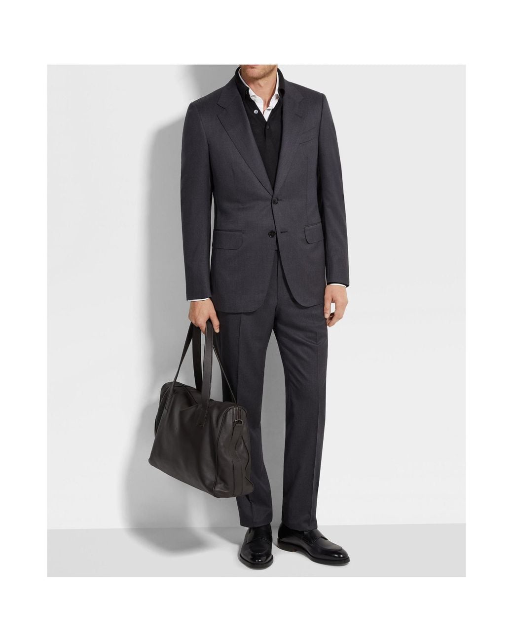 Zegna Blue Centoventimila Wool Suit for men