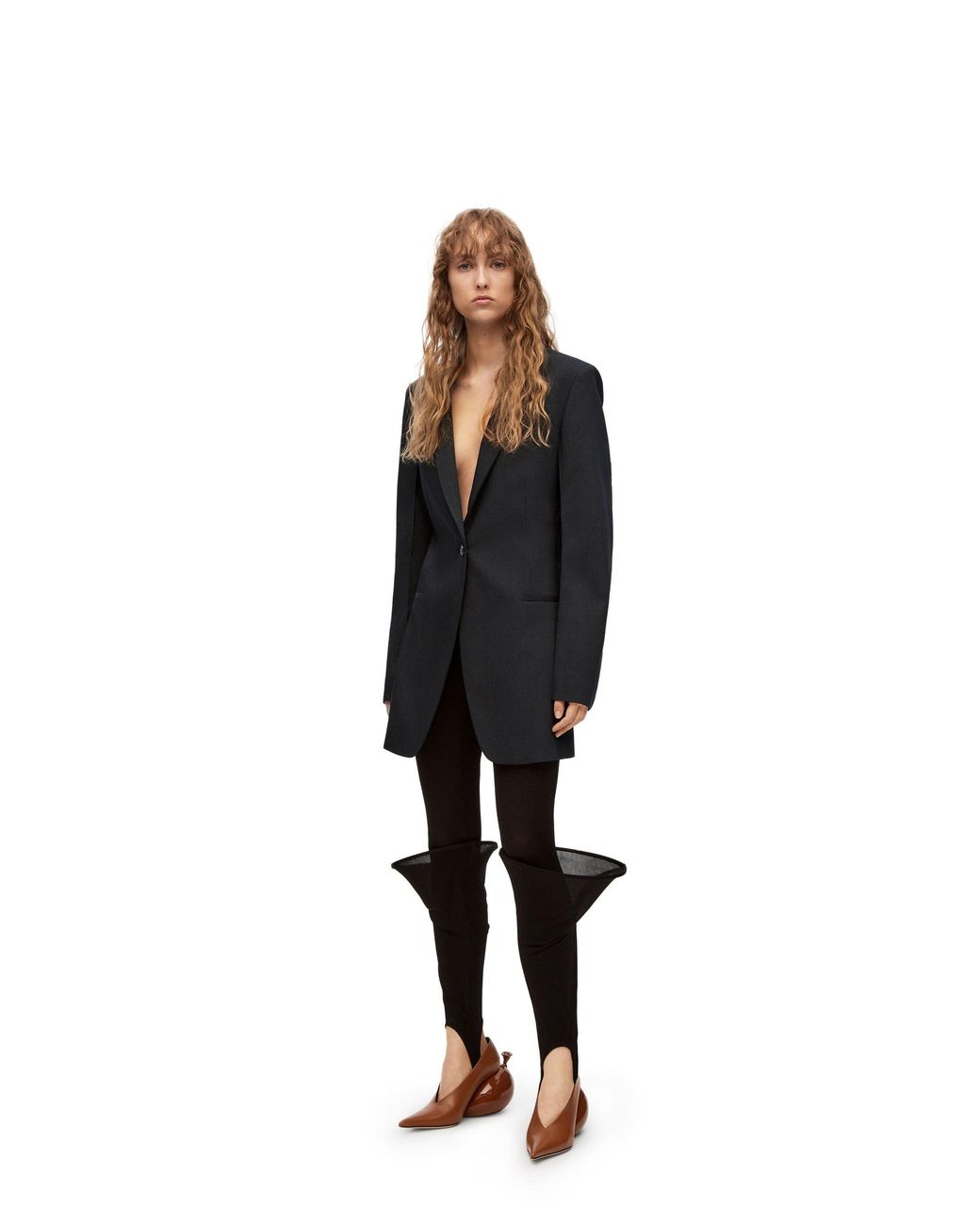Loewe Black Hoop Leggings