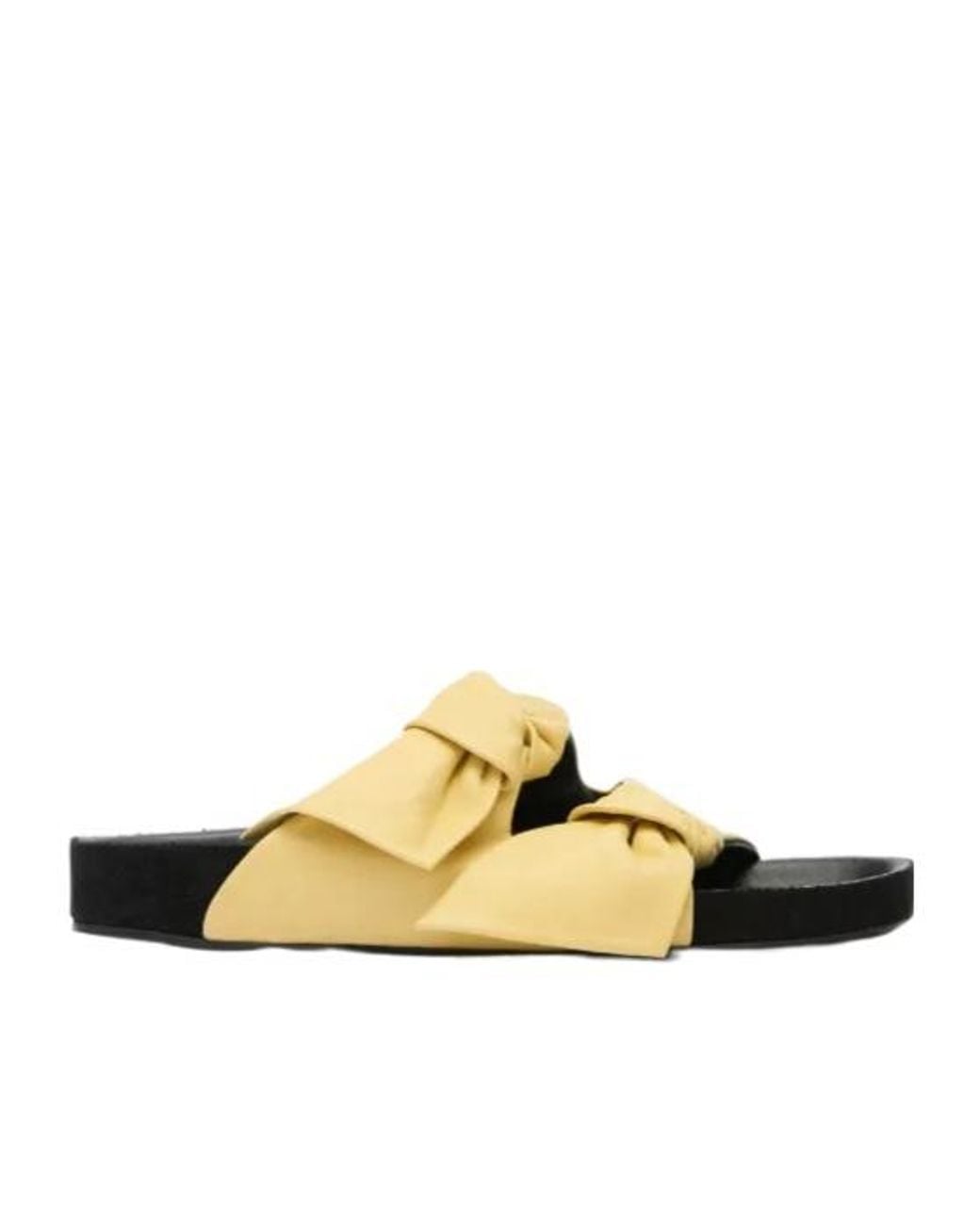 Isabel Marant Metallic Lennyo Bow Sandals