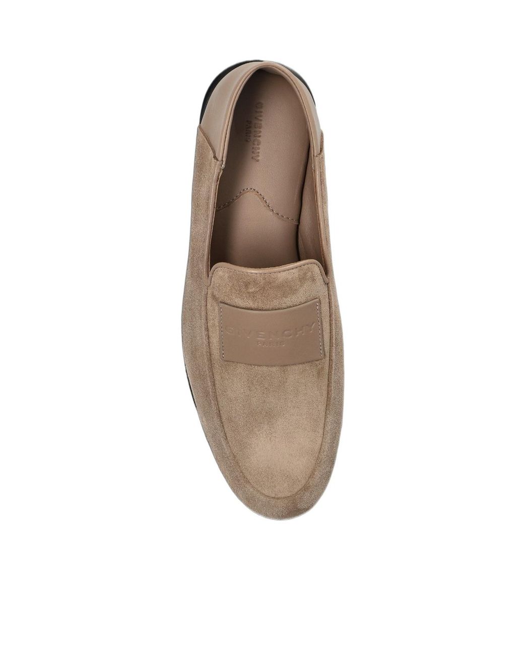 Givenchy Brown Label Slip-On Loafers